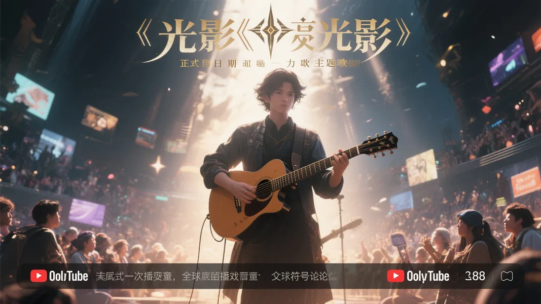 《光与影》音乐爆红！油管播放量飙升3300万，紧追GTA6！
